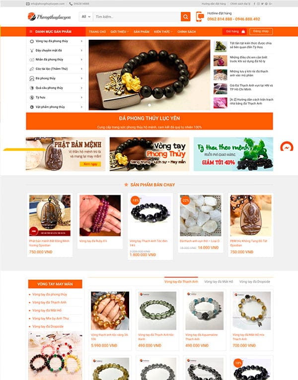 Theme WordPress bán đồ trang sức 1 Mau 6