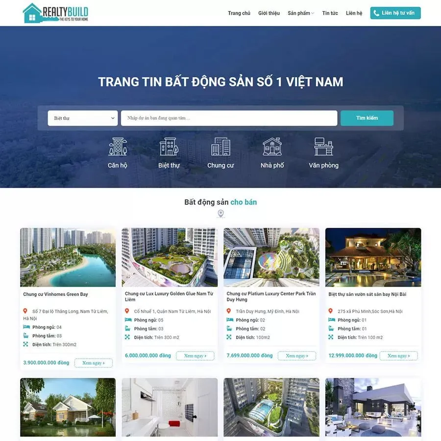 Theme Wordpress bất động sản 12 1 Theme wordpress bất động sản 12