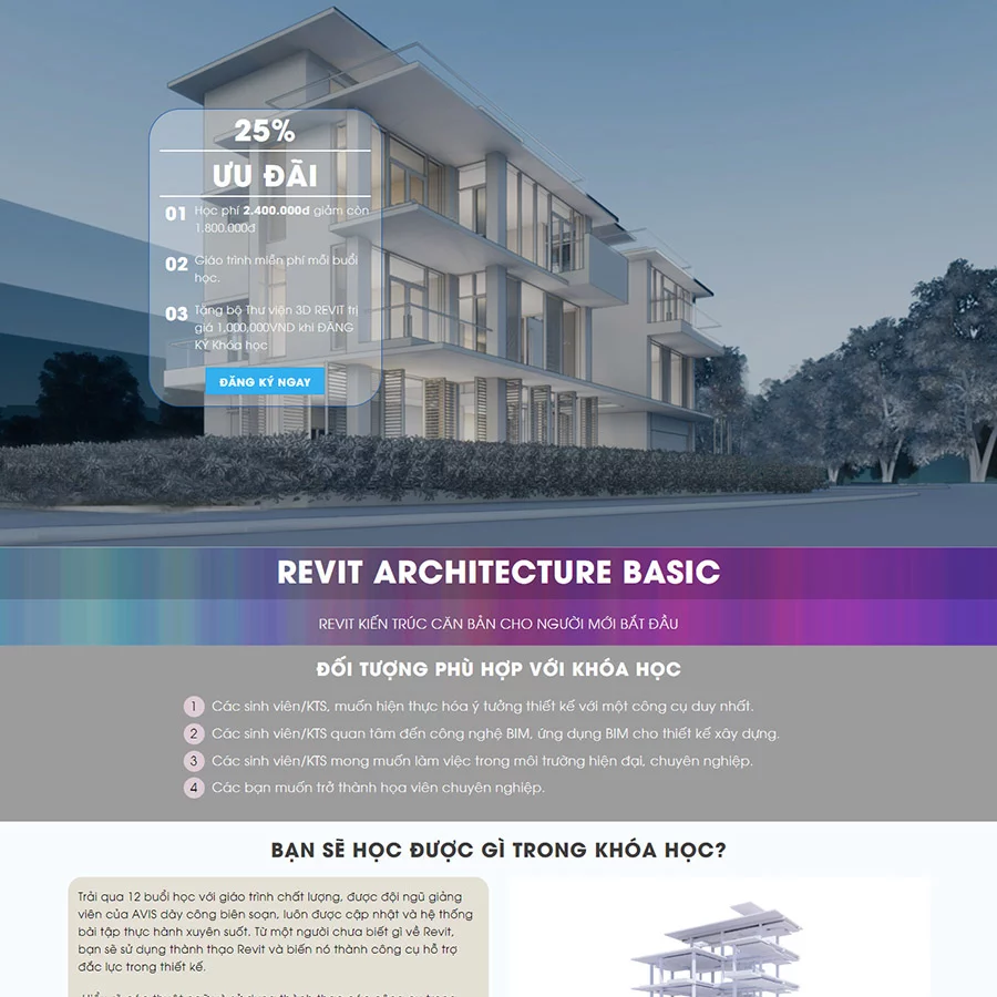 Theme wordpress lading pape khóa học 1 Theme wordpress lading pape khóa học