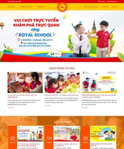 Theme WordPress trường mầm non 01