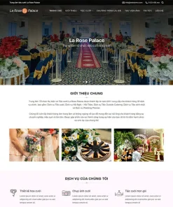 Theme WordPress nhà hàng tiệc cưới