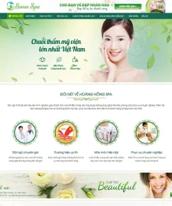 Theme WordPress Spa làm đẹp 03