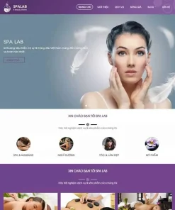 Theme WordPress Spa làm đẹp 06