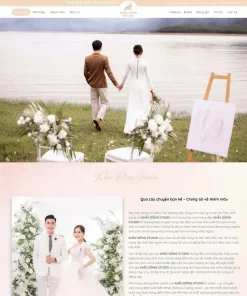 Theme WordPress dịch vụ studio, chụp ảnh cưới 01