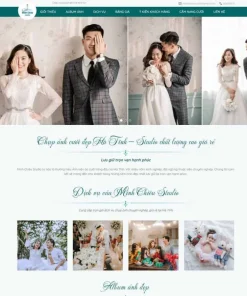 Theme WordPress dịch vụ studio, chụp ảnh cưới 02
