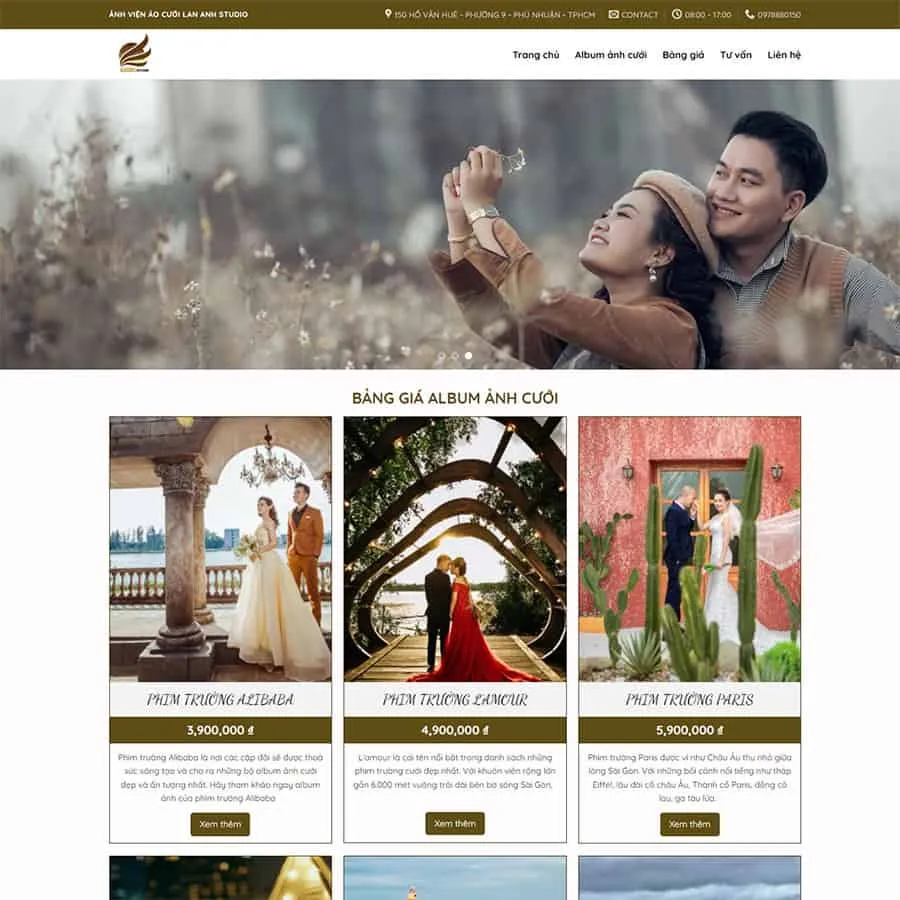 Theme WordPress dịch vụ studio, chụp ảnh cưới 04 1 Theme WordPress dịch vụ studio, chụp ảnh cưới 04