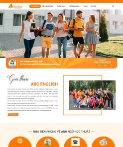 Theme WordPress trung tâm anh ngữ 02