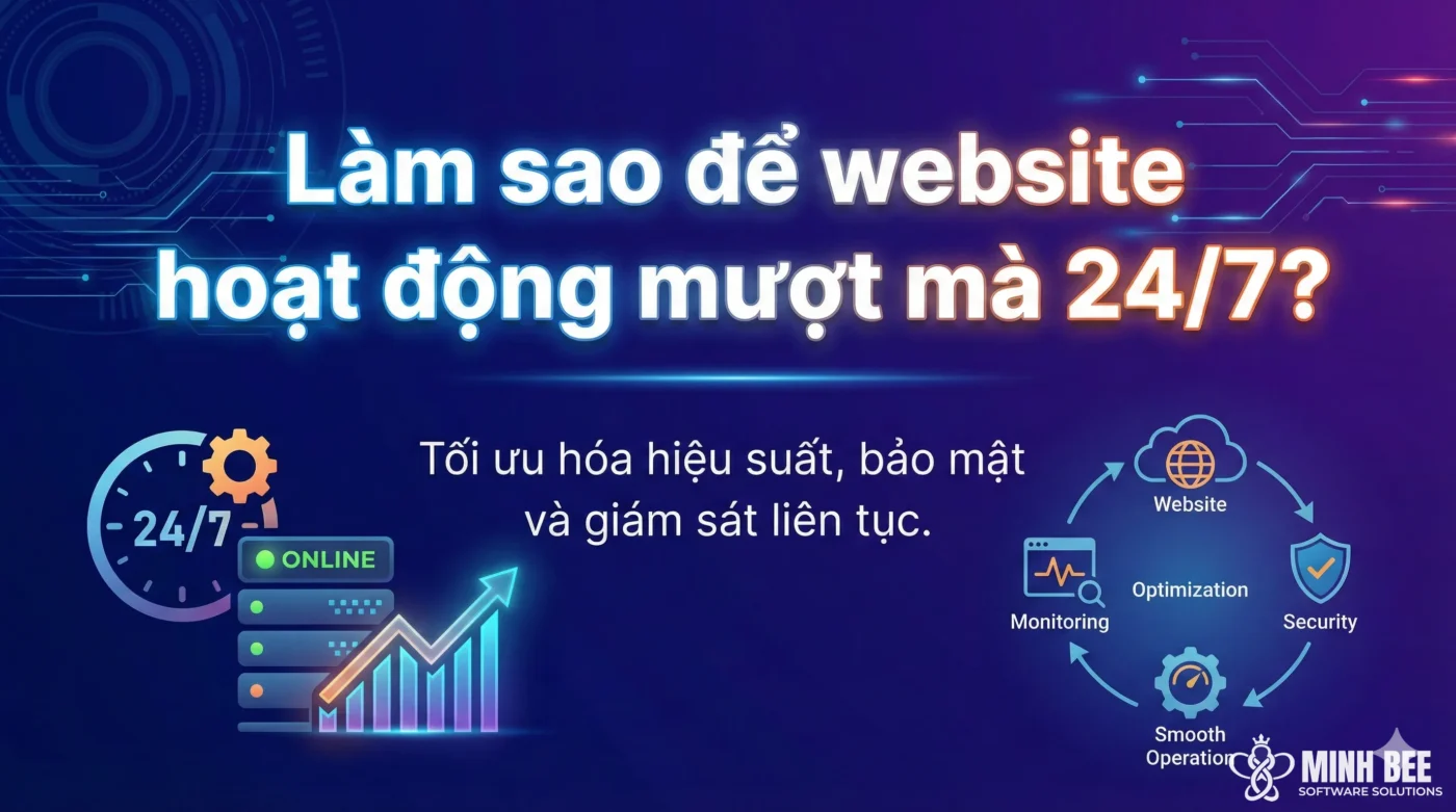 Làm sao để website hoạt động mượt mà 24/7? 2 Làm sao để website hoạt động mượt mà 24/7?