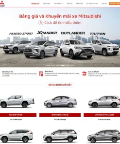 Theme WordPress bán ô tô Misubishi