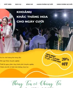 Theme WordPress phóng sự cưới hỏi