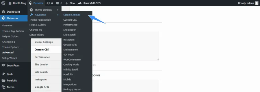 Hướng dẫn sử dụng theme Flatsome chi tiết nhất từ A-Z 31 Tùy chỉnh css và javascript