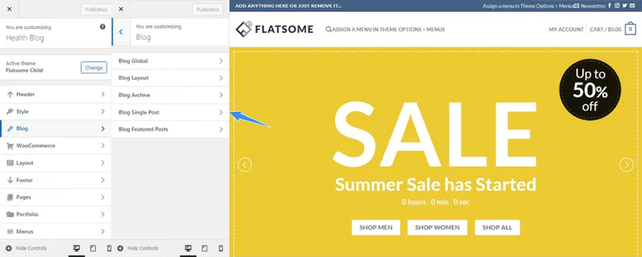 Hướng dẫn sử dụng theme Flatsome chi tiết nhất từ A-Z 32 Cấu hình blog trong Flatsome