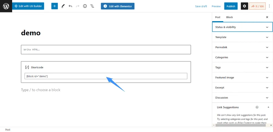 Hướng dẫn sử dụng theme Flatsome chi tiết nhất từ A-Z 35 Bạn có thể dán shortcode này vào bất kỳ trang hoặc bài viết nào để hiển thị nội dung tương ứng.
