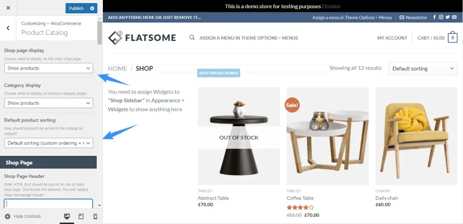 Hướng dẫn sử dụng theme Flatsome chi tiết nhất từ A-Z 42 Điều chỉnh Product Catalog