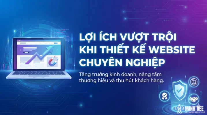 Lợi ích vượt trội khi thiết kế website chuyên nghiệp