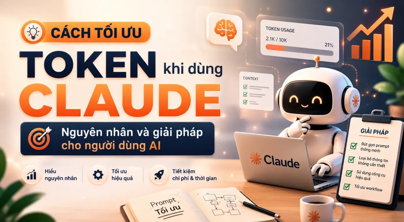 Cách tối ưu token khi dùng Claude: Nguyên nhân và giải pháp cho người dùng AI 1 Cách tối ưu token khi dùng Claude: Nguyên nhân và giải pháp cho người dùng AI