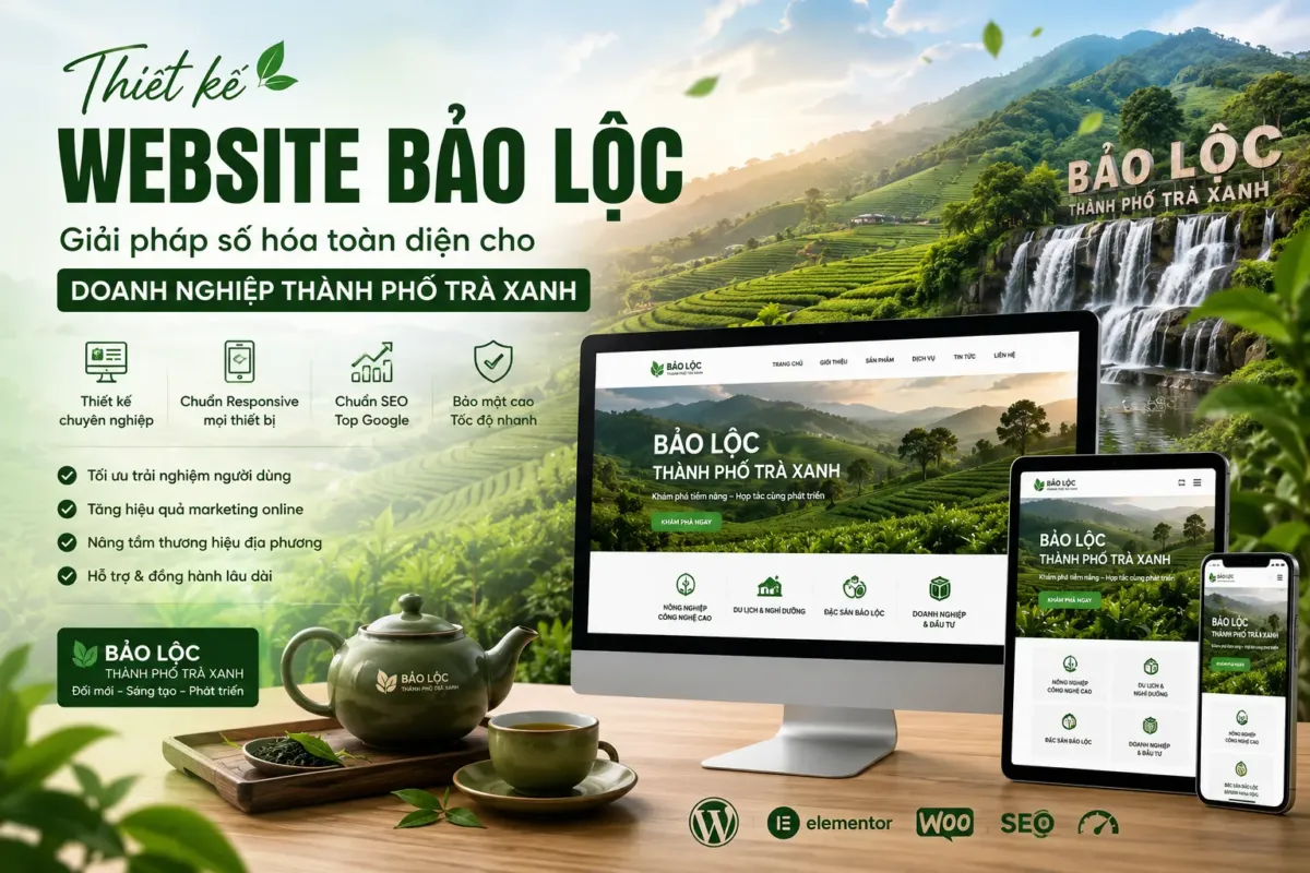 Thiết kế Website Bảo Lộc: Giải pháp số hóa toàn diện cho Doanh Nghiệp thành phố trà xanh 1 Thiết kế Website Bảo Lộc: Giải pháp số hóa toàn diện cho Doanh Nghiệp thành phố trà xanh