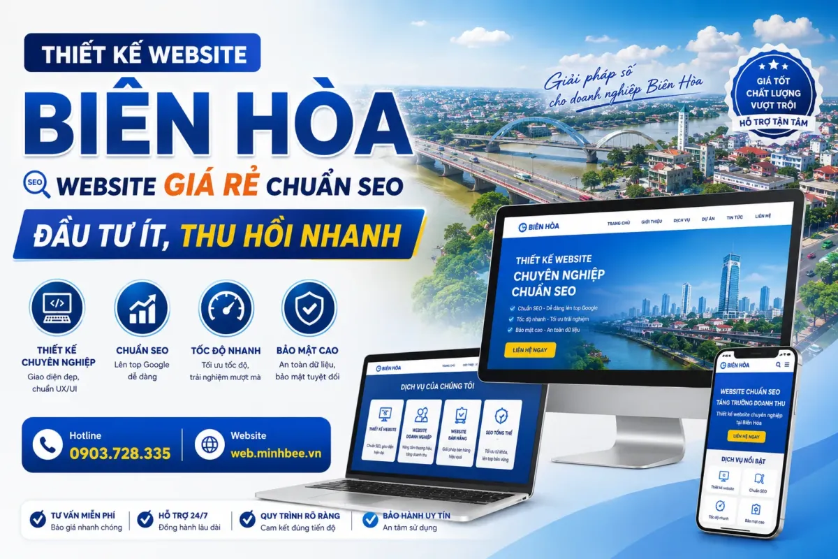 Thiết kế website Biên Hòa: Website giá rẻ chuẩn SEO – Đầu tư ít, thu hồi nhanh 1 Thiết kế website Biên Hòa: Website giá rẻ chuẩn SEO – Đầu tư ít, thu hồi nhanh