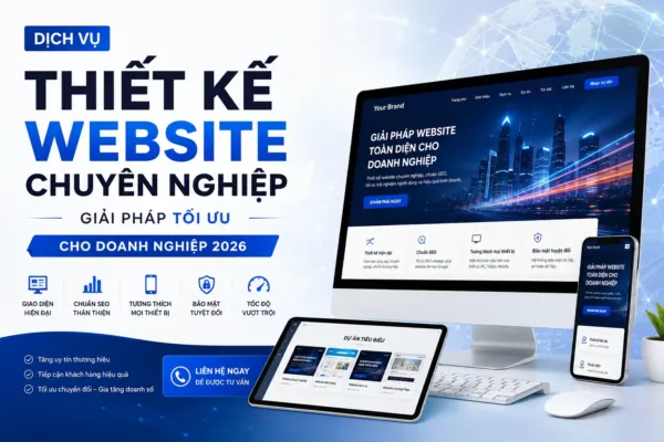 Dịch Vụ Thiết Kế Website Chuyên Nghiệp – Giải Pháp Tối Ưu Cho Doanh Nghiệp 2026